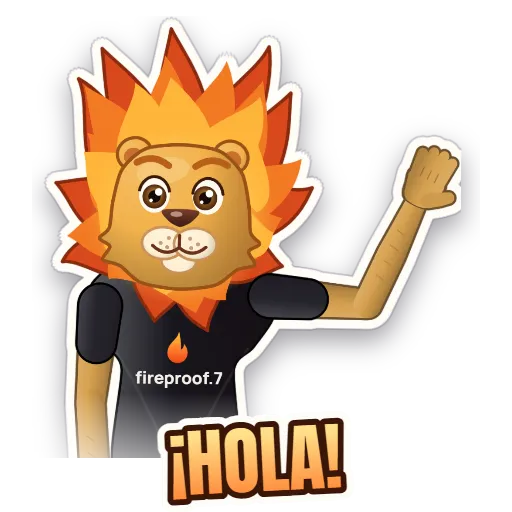 Sticker de Ari: ¡HOLA!