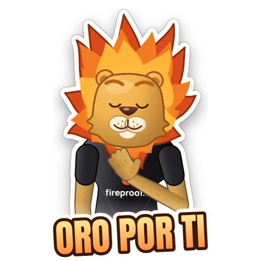 Sticker de Ari: ORO POR TI